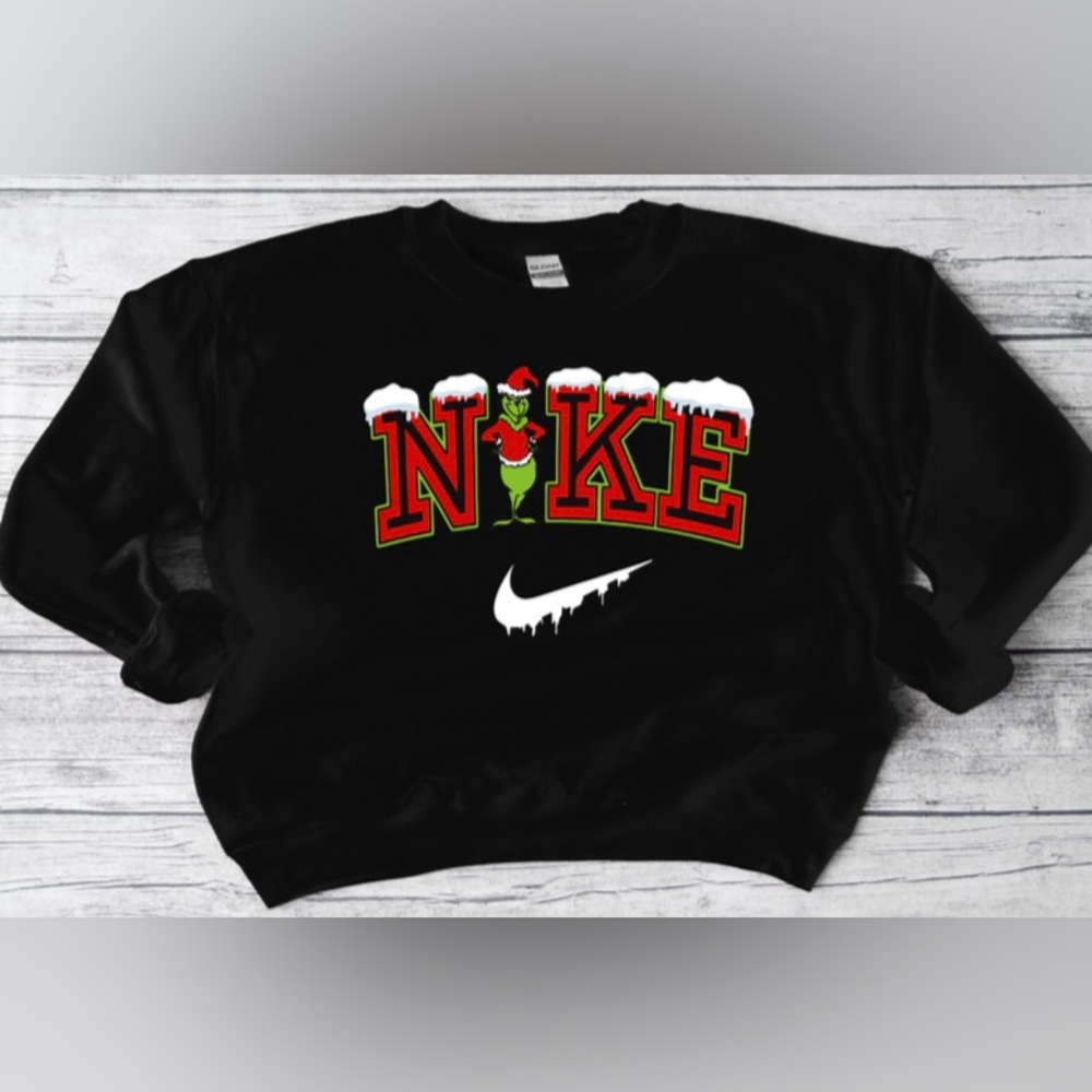 Nike Grinch Crewneck- Black